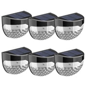 Rbaofujie Led Lights Solar Fence Lights Solar Powered Outdoor Fence Lighting for Fence Step Stair Post Wall Solar Lights Outdoor