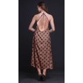 thumbnail image 4 of Bimba Geometric Printed Women Backless Halter Neck Summer Holiday BeachDress-Small, 4 of 6