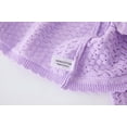 thumbnail image 3 of RXIRUCGD Veste Décontractée à Capuche pour Enfants avec Nœud, Boutons, Perforation, Col Rond, Manches Longues (Violet, Taille : 5-6 Ans), 3 of 8