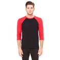 thumbnail image 1 of Bella + Canvas Unisex 3/4-Sleeve Baseball T, 1 of 3