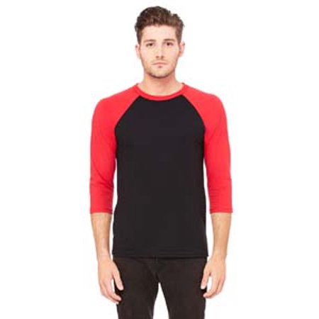 Bella + Canvas Unisex 3/4-Sleeve Baseball T
