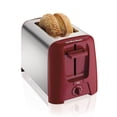 thumbnail image 2 of Hamilton Beach Cool Wall 2-Slice Wide Bagel Non-Stick Toaster, Red | 22623, 2 of 5