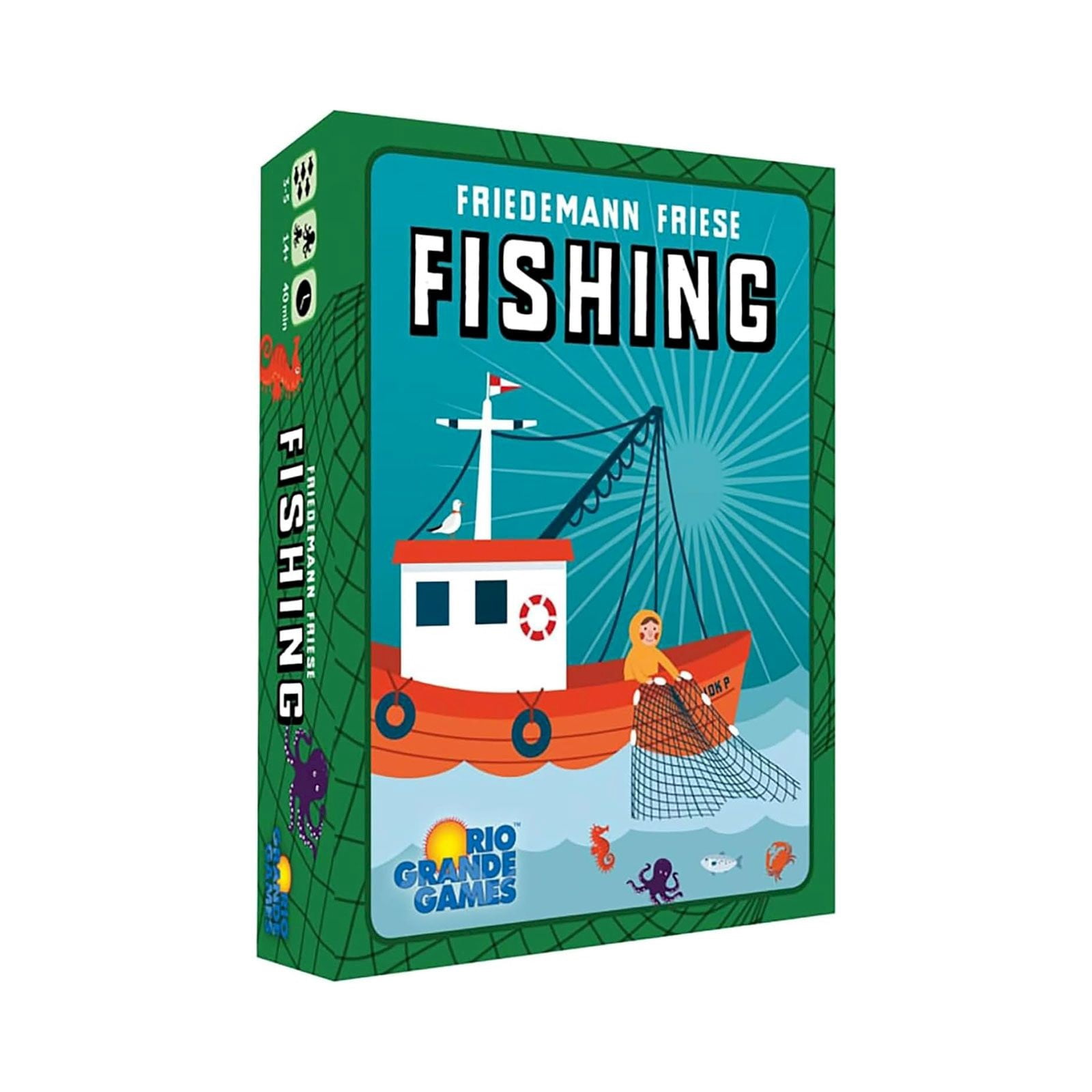MVRLSH Clearance! Fishing Trick Taking Card Game Theme Card Drafting & Point Ages 14+ 35 Players 3060 Mins