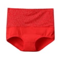 thumbnail image 1 of Ketyyh-chn99 Culottes pour Femmes en Coton Sans Coutures Culottes pour Femmes Invisibles String pour Dames Sans Marque Culottes Respirantes sous-Vêtements pour Femmes Rouge, 4TG, 1 of 3