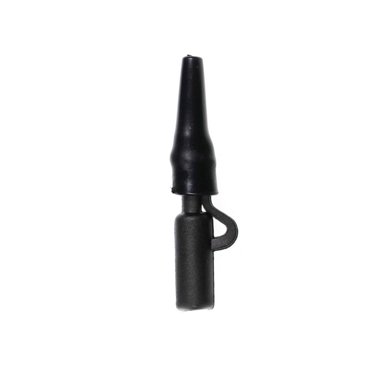 50pcs/Kit Safety Lead Clips Swivels Terminal Hair Outdoor Freshwater Saltwater Seawater Lake River Tackle Equipment Accessories Black