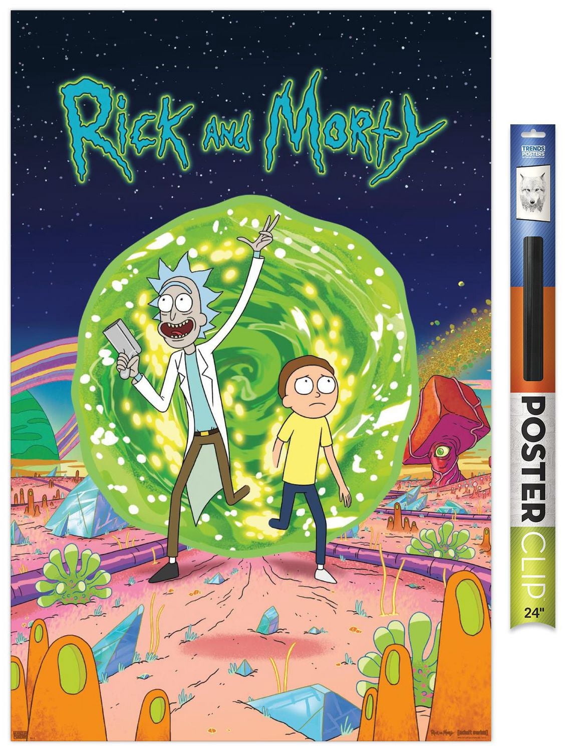 Rick And Morty - Cover Wall Poster, 22.375" x 34"