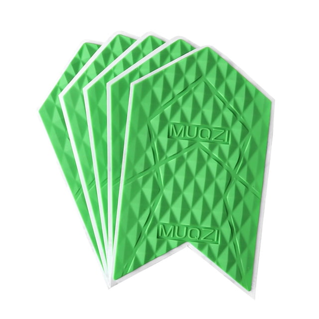 ZLight 5 Pieces Bike Stickers Bicycle Frame Guard Waterproof Anti-slip Chassis Cover Large Green 5Pieces 1Set