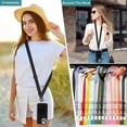 thumbnail image 4 of Universal Phone Lanyards Crossbody Patch Traveling Hiking Portable Detachable Mobile Phone Crossbody Patch Neck Hanging Rope Strap Outdoor Smartphone Red, 4 of 6