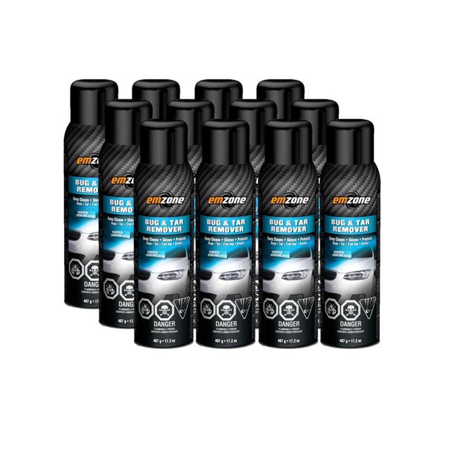 emzone Bug & Tar Remover, 487g / 17.2oz - Case of 12