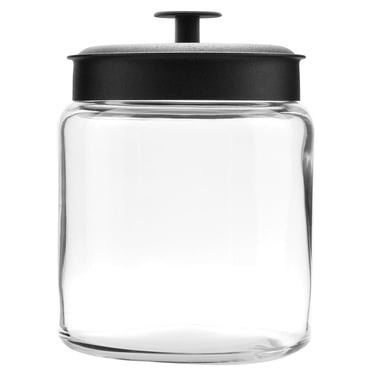 Pot Montana de 96 oz avec couvercle en noir d'Anchor Hocking