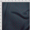 thumbnail image 3 of oneOone Tissu Jersey Coton Bleu Sarcelle Rouge Insecte Matériel de Robe Tissu Imprimé Tissu au Mètre 58 Pouces de Large, 3 of 4