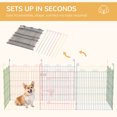 thumbnail image 4 of PawHut Pet Playpen Portable Octagon Dog Exercise Fence for Outdoor, 4 of 10