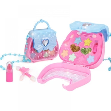Kids Make up Kit Girls Real Makeup Palette Set Makeup Handbag Makeup Toys Gift for Toddler Little Princess Girls Birthday Christmas Party