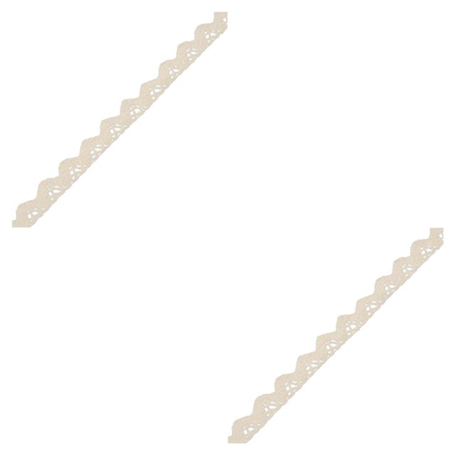 Youkk 1 Roll Lace Craft Ribbon Exquisite Useful Charming Stylish DIY Craft Sewing Accessory Clothes Supplies Lace Trim Type6 2Set