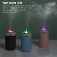 thumbnail image 4 of Air Humidifier 200ml Tabletop Low Noise Humidification Diffuser with Night Light Plastic Mist Maker for Household Office Blue, 4 of 9