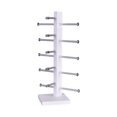 thumbnail image 1 of ruzhgo Rack 5 Layers Density Board Display Stand Home Desktop Tabletop Holder Shelf Black Glasses Detachable Black White, 1 of 6