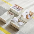 thumbnail image 1 of QTOCIO Covered Storage Box Kitchen Desktop Miscellaneous Items Makeup Organizer Household Storage Basket White With Lid Suitable For Storing Toys And Snacks, 1 of 4