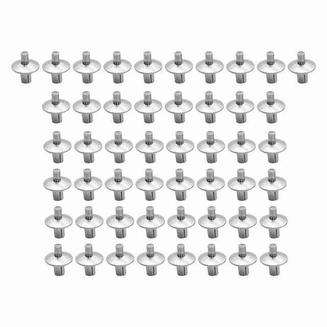 Aluminum Drive Rivets Blind Drive Rivet, Rivets Set for Fixing Metal, Plastic, Wood and Other Materials R6T7