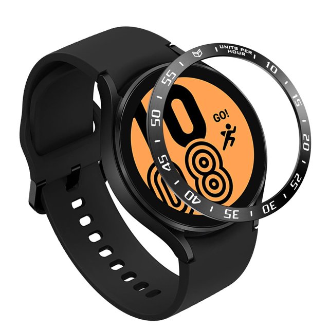 EGNMCR Metal Watch Compatible For Galaxy Watch4 44 Mm, Scratch Protection Metal Case Style A Watch Ring