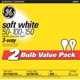 thumbnail image 1 of GE 50/100/150 Soft White Trilight 2pk, 1 of 1