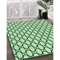 thumbnail image 3 of Ahgly Tapis Rectangulaire Lavable en Machine Intérieur Vert Menthe, 8 Pieds x 10 Pieds, 3 of 7