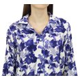thumbnail image 4 of Bimba Off-White Printed Shirt With Elastic Waist Pajama Pant Night Wear Set-18, 4 of 6