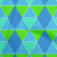 thumbnail image 1 of oneOone Rayon Medium Blue Fabric Geometric Craft Projects Decor Fabric Printed By The Yard 56 Inch Wide, 1 of 4