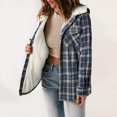 thumbnail image 4 of LSLJS Women's Large Collar with Lace Up Waistband Leather Jacket with Patchwork Slim Fitting Long SleevedJacket, 4 of 7