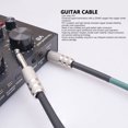 thumbnail image 3 of Electric Guitar Cable, 1/4 Inch Electric Guitar Cable for Electric Guitars Electronic Keyboards Bass Guitars, Noise Reduction  Instrument Cable Replacement, 3 of 7