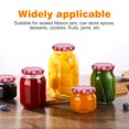 thumbnail image 3 of MasteelfCA 40Pcs Jam Jars Lids Screw Lids Twist Off Lids Storage Caps for Canning Jars, 3 of 6