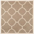 thumbnail image 1 of Safavieh Courtyard Brown Indoor Outdoor Rug - Square 5'3", 1 of 6