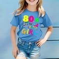 thumbnail image 2 of Chandail à Manches Longues pour Enfants Filles Tenues pour Tout-Petites Fille Carnaval pour Enfants Couleur Imprimée Col Rond T-Shirt à Manches Courtes, 2 of 4