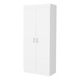thumbnail image 1 of FM FURNITURE Albany 63"H Engineered Wood Double Door Pantry Cabinet in White, 1 of 7
