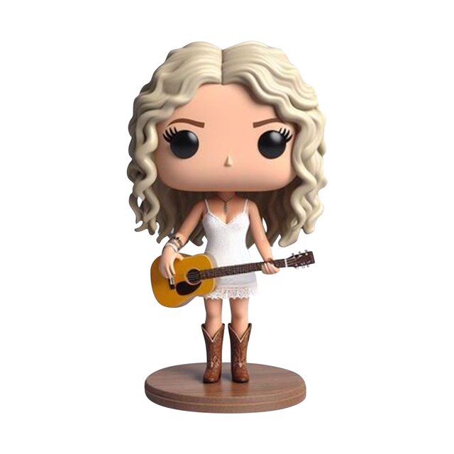 Taylor Figurines en Résine Taylor, Statues de Collection, Sculptures en Résine Étoile de la Musique - Ornements Commémoratifs en Résine - le Meilleur Cadeau pour les Fans et Amis, Amateur de Musique - Ornements pour Salon et Bureau
