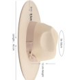 thumbnail image 2 of Fedora Large wide brim fedora hat for women, 2 of 5