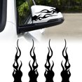 thumbnail image 1 of 4 Pcs 5.9'' Flame Reflective Autocollant pour Voiture de Course Ordinateur Portable skateboard Decal, 1 of 11
