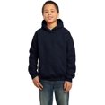 thumbnail image 4 of Gildan Boys Long Sleeve Front Pouch Pocket Hooded Sweatshirt. 18500B, 4 of 8