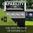 thumbnail image 4 of Cuisinart Four Burner Dual Fuel Gas Grill, 4 of 9