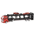 thumbnail image 2 of 1/48 Scale Diecast Transport Car Educational Vehicles Toy for Kids Toddlers - Red, 2 of 8