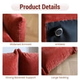 thumbnail image 4 of The Magic Home Modular Floor L-Shaped Chenille Sectional Sofa, Orange, 4 of 11