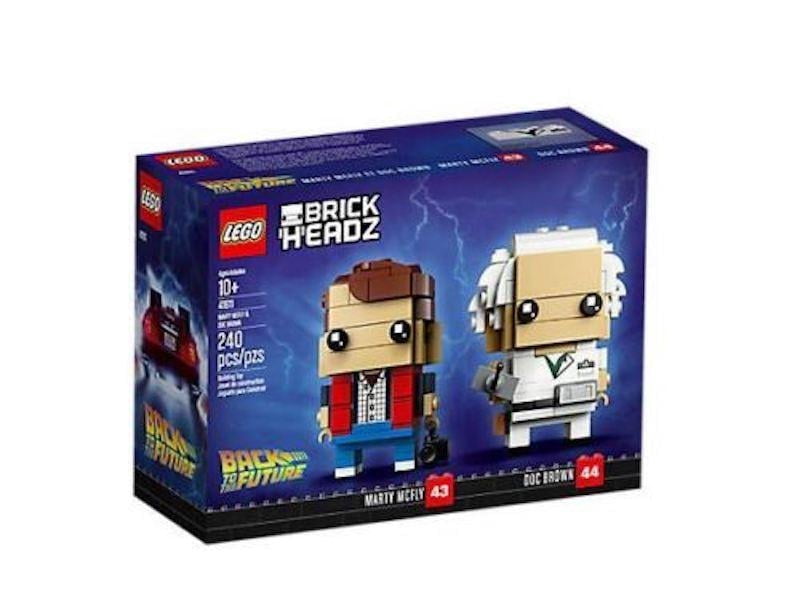 New Lego Brickheadz Marty McFly & Doc Brown 240-Piece 41611 10+ Building Toy