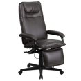 thumbnail image 1 of Scranton & Co High Back Leather Reclining Office Chair in Brown, 1 of 6