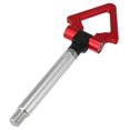 thumbnail image 4 of Unique Bargains Black Aluminum Alloy Triangle Shape Front Rear Bumper Trailer Ring Eye Towing Tow Hook Screw for Lexus IS IS250, 4 of 6