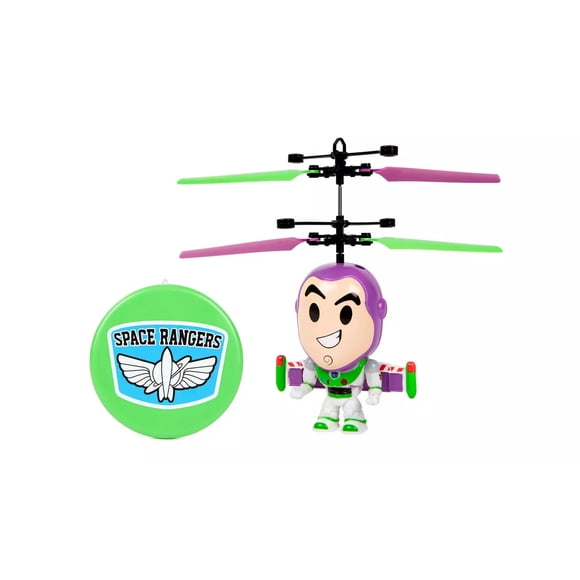 Disney Pixar sous Licence Histoire de jouets Buzz Lightyear Figurine Volante de 3,5 Pouces Ovni IR Hélicoptère à Grosse Tête