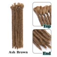 thumbnail image 2 of 12” Soft Short Dreadlocks Dreads Handmade Crochet Braids Afro Braiding Locs Hair Extensions Dark black 25g, 2 of 5