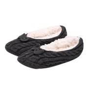 ylioge Couple Slipper Socks for Women and Men Unisex Low-Cut Fleece Lined Thick Thermal Warm Knitted Solid Sock Sales
