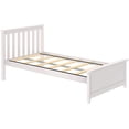 thumbnail image 4 of BEDSMART Lit Simple en Bois Massif / Blanc, 4 of 7