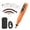 Orange, variante sur Riwcyla Ensemble d'Outils Rotatifs Portables Broyeur Sans Fil Portatif Rechargeable Recharge USB 5, Vitesse avec Multiples Accessoires pour Découpe Ponçage Gravure Polissage et Bricolage