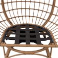 thumbnail image 2 of Sunjoy Light Brown Swivel Egg Cuddle Chair, 2 of 5