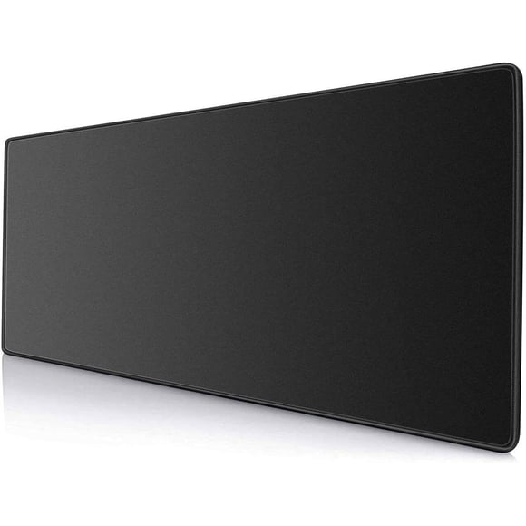 Tapis de Souris de Jeu Tapis de Souris Étendu (40x90cm,3mm), Base Antidérapante Épaisse et Confortable, Tapis Imperméable et Pliable pour Ordinateur de Bureau Portable Clavier Consoles, Noir